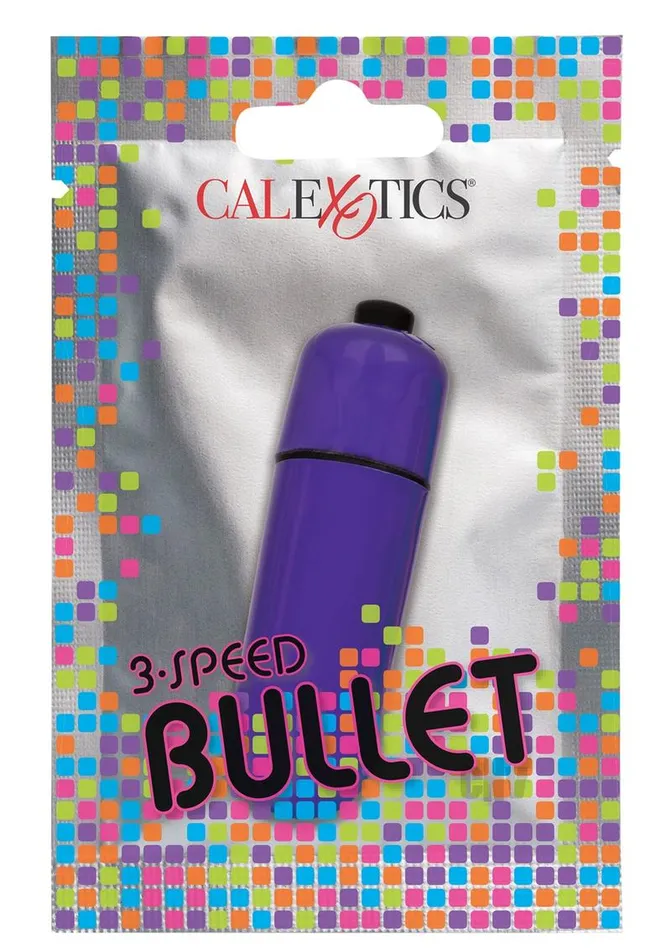 Vibrators Foil Pack 3Speed Bullet Purple Fairvillacom