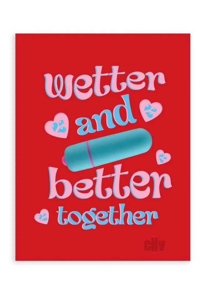 Vibrators Naughtyvibes Wetter Better Greet Card Fairvillacom