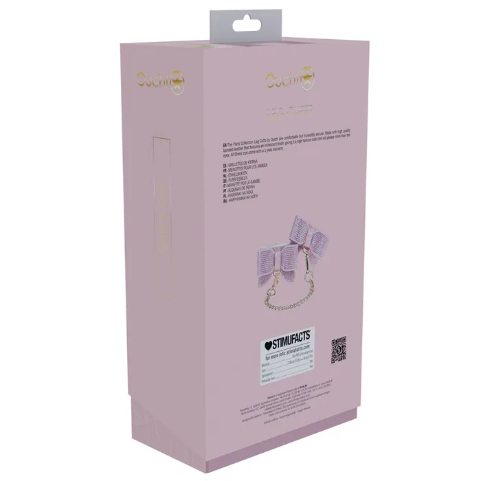 Vibrators OUCH Paris Collection Ankle Cuffs Pink ShhhWndsr Vibrators OUCH Paris Collection Ankle Cuffs Pink ShhhWndsr