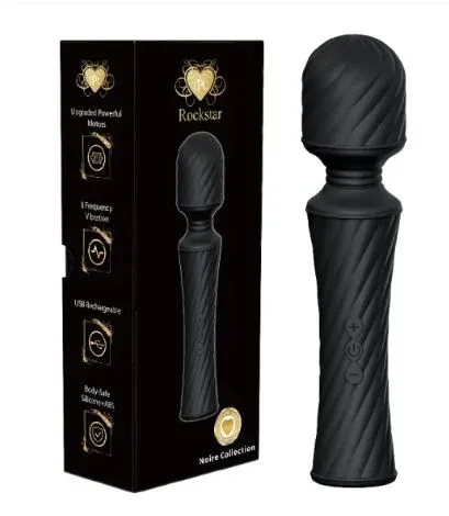 Vibrators Savage Lingerie ROCKSTAR POWER WAND BLACK