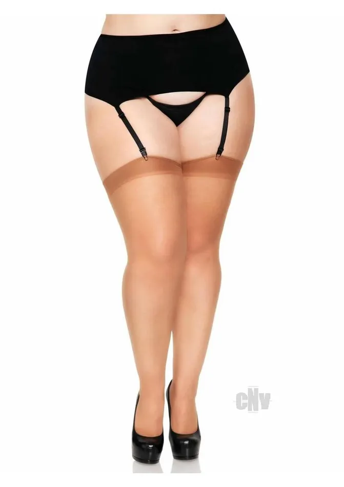 Vibrators Sheer Stocking Plus Tan Fairvillacom