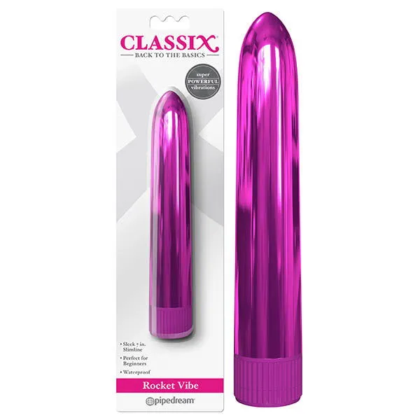 Vibrators ShhhWndsr Classix Rocket Vibe Metallic 178 cm 7 Vibrator