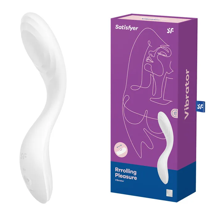 Vibrators ShhhWndsr Satisfyer Rrrolling Pleasure USB Rechargeable Vibrator Vibrators ShhhWndsr Satisfyer Rrrolling Pleasure USB Rechargeable Vibrator