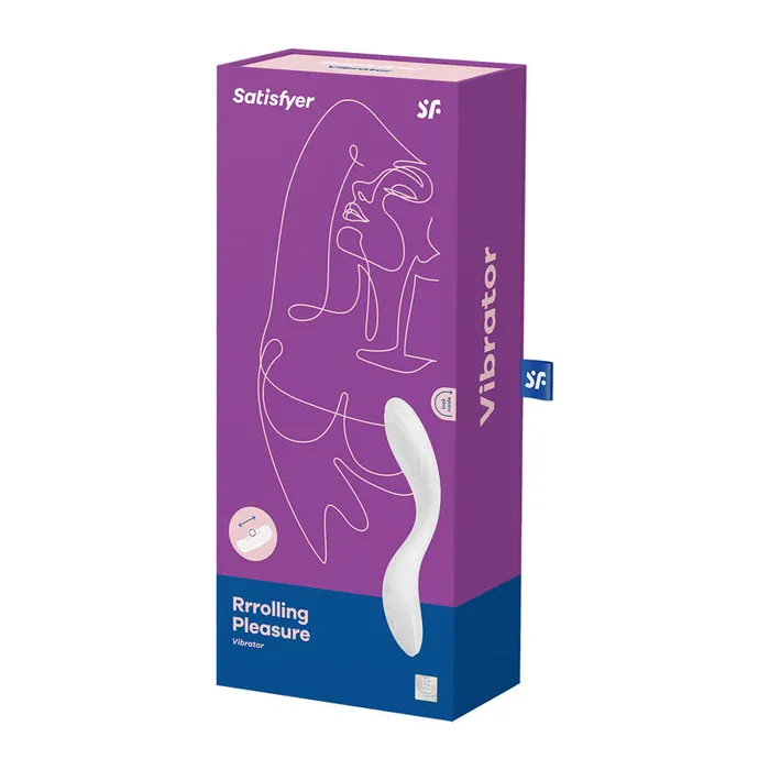 Vibrators ShhhWndsr Satisfyer Rrrolling Pleasure USB Rechargeable Vibrator Vibrators ShhhWndsr Satisfyer Rrrolling Pleasure USB Rechargeable Vibrator