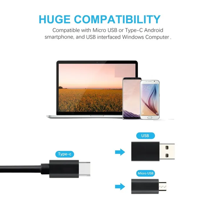 Vibrators Waterproof endoscope inspection camera Windows and Android ShhhCJ