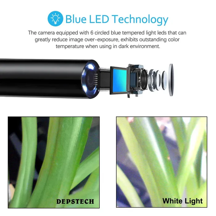 Vibrators Waterproof endoscope inspection camera Windows and Android ShhhCJ