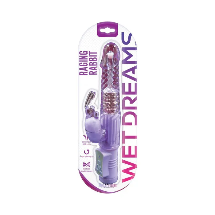 Wet Dreams Raging Rabbit Purple Vibrator Fairvillacom Vibrators